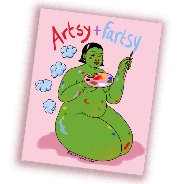 Artsy & Fartsy Sticker