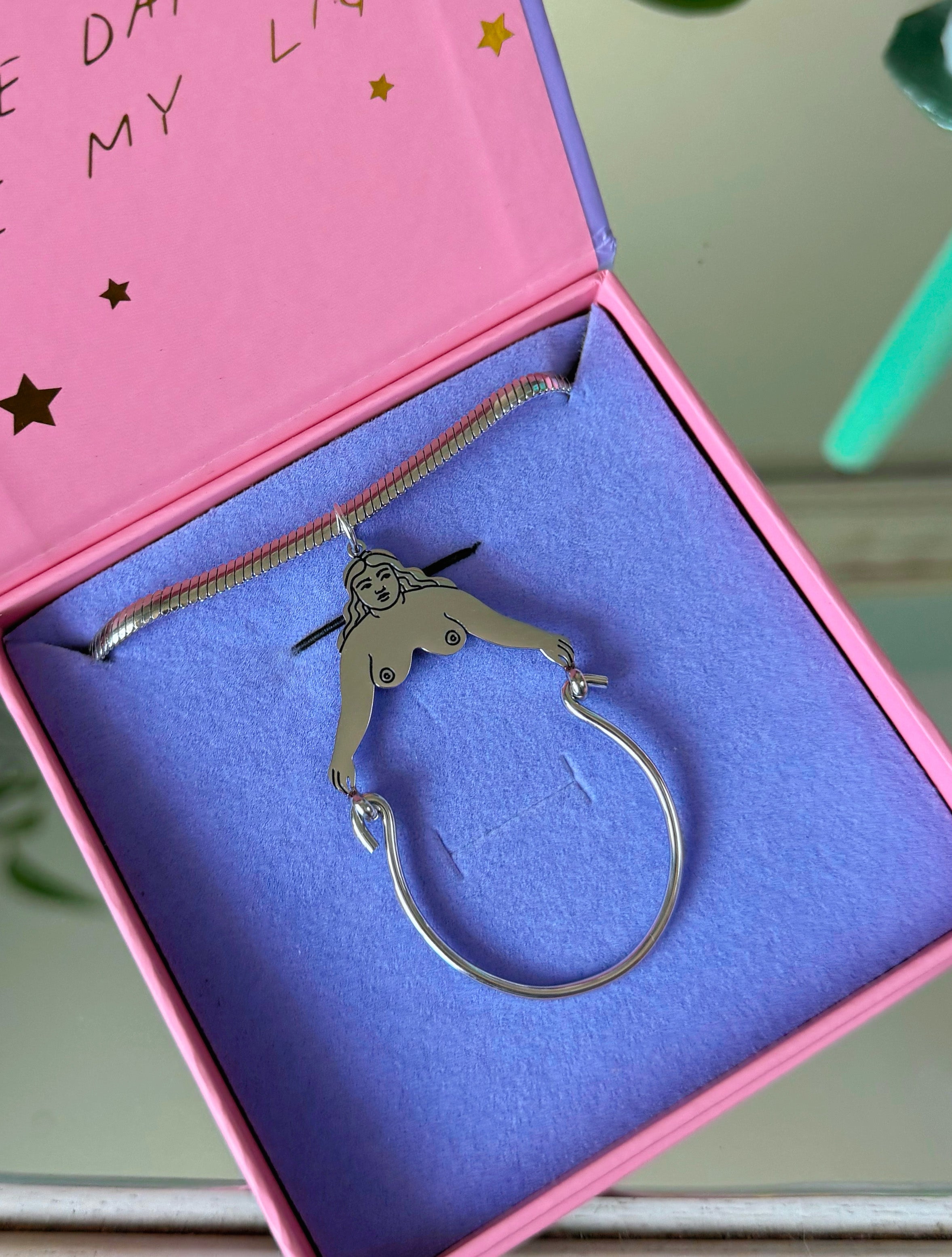 Bosom Buddy Charm Holder Pendant Necklace