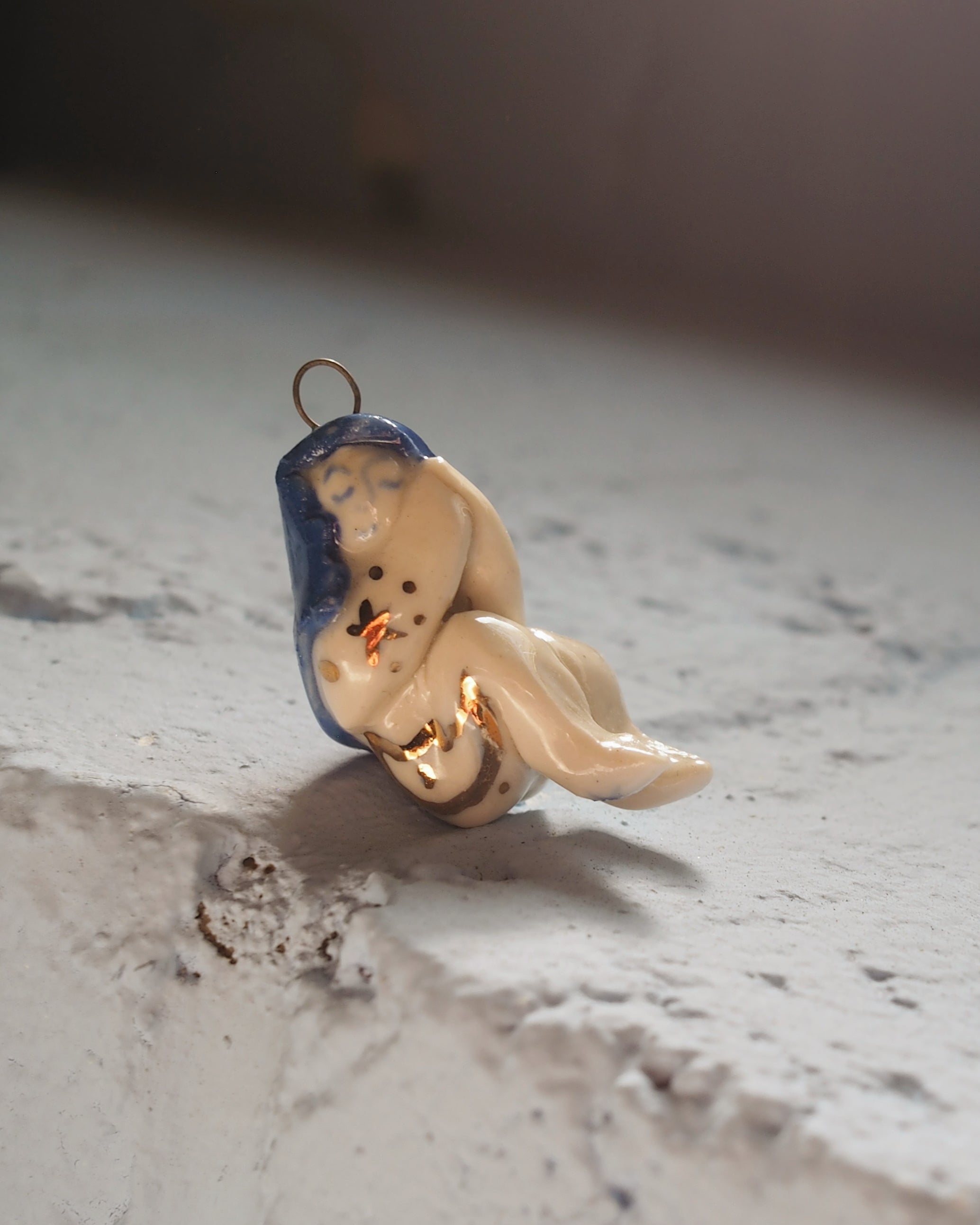 Flores Insecta Handmade Mini Ceramic Figurine Charm