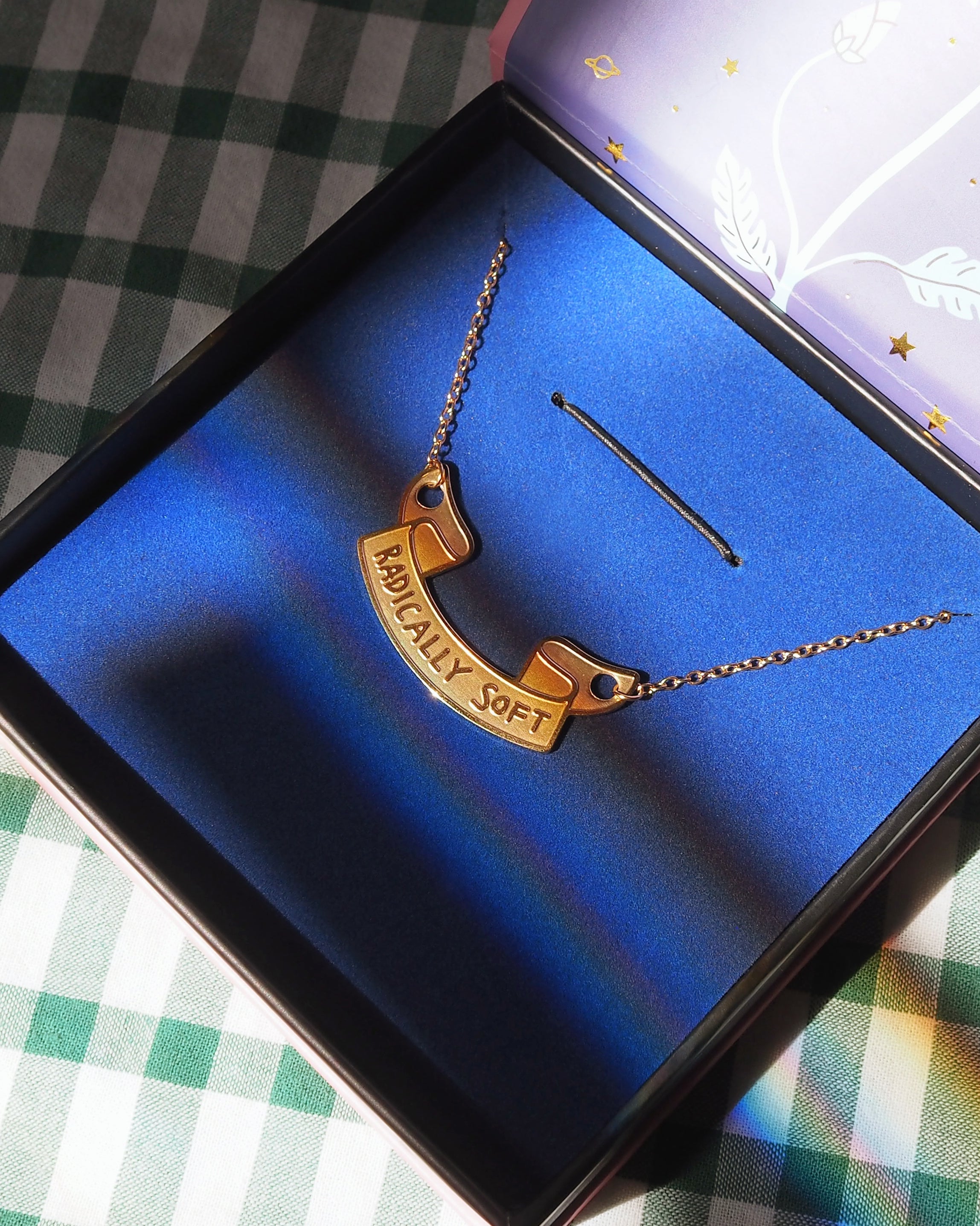 Radically Soft Slogan Necklace