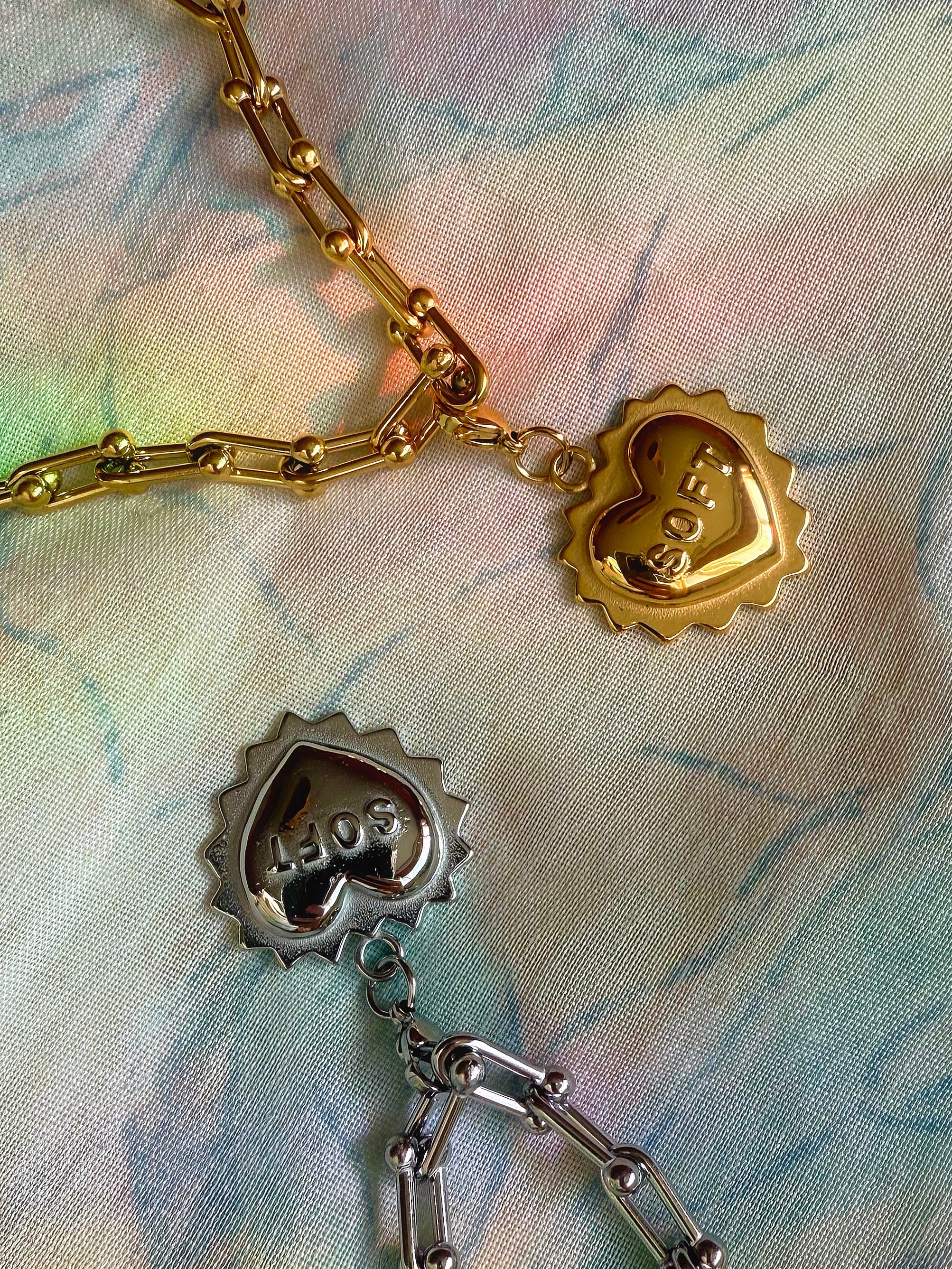 Soft Heart Chain Necklace