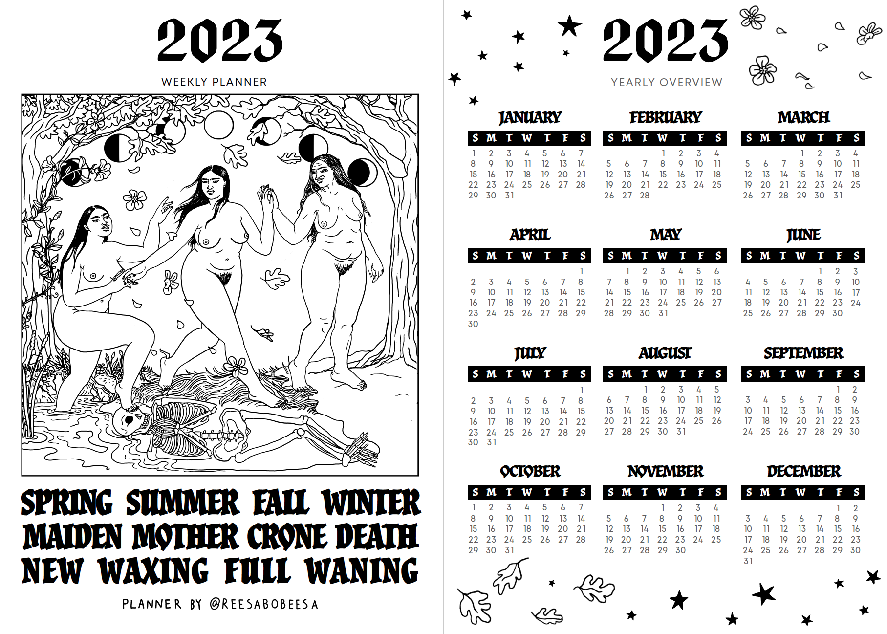 2023 Planner & Cycle Tracker