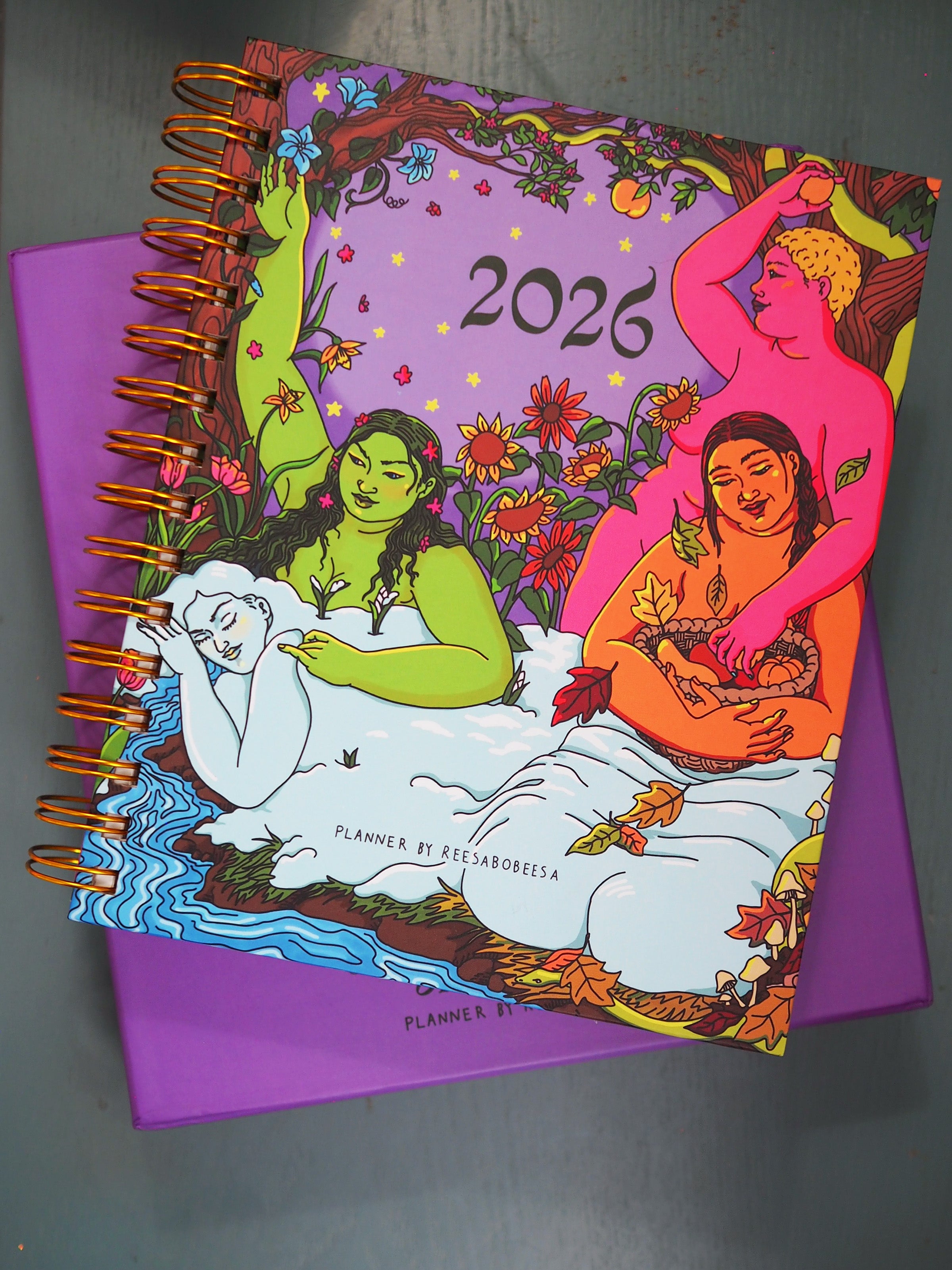 2026 Cycles & Seasons of the Year Weekly Planner + Moon Cycle Tracker