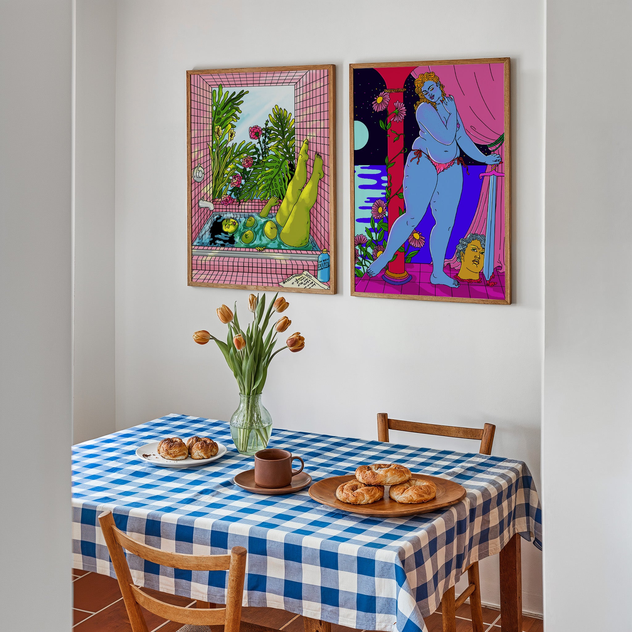 A Bath Will Fix It Art Print