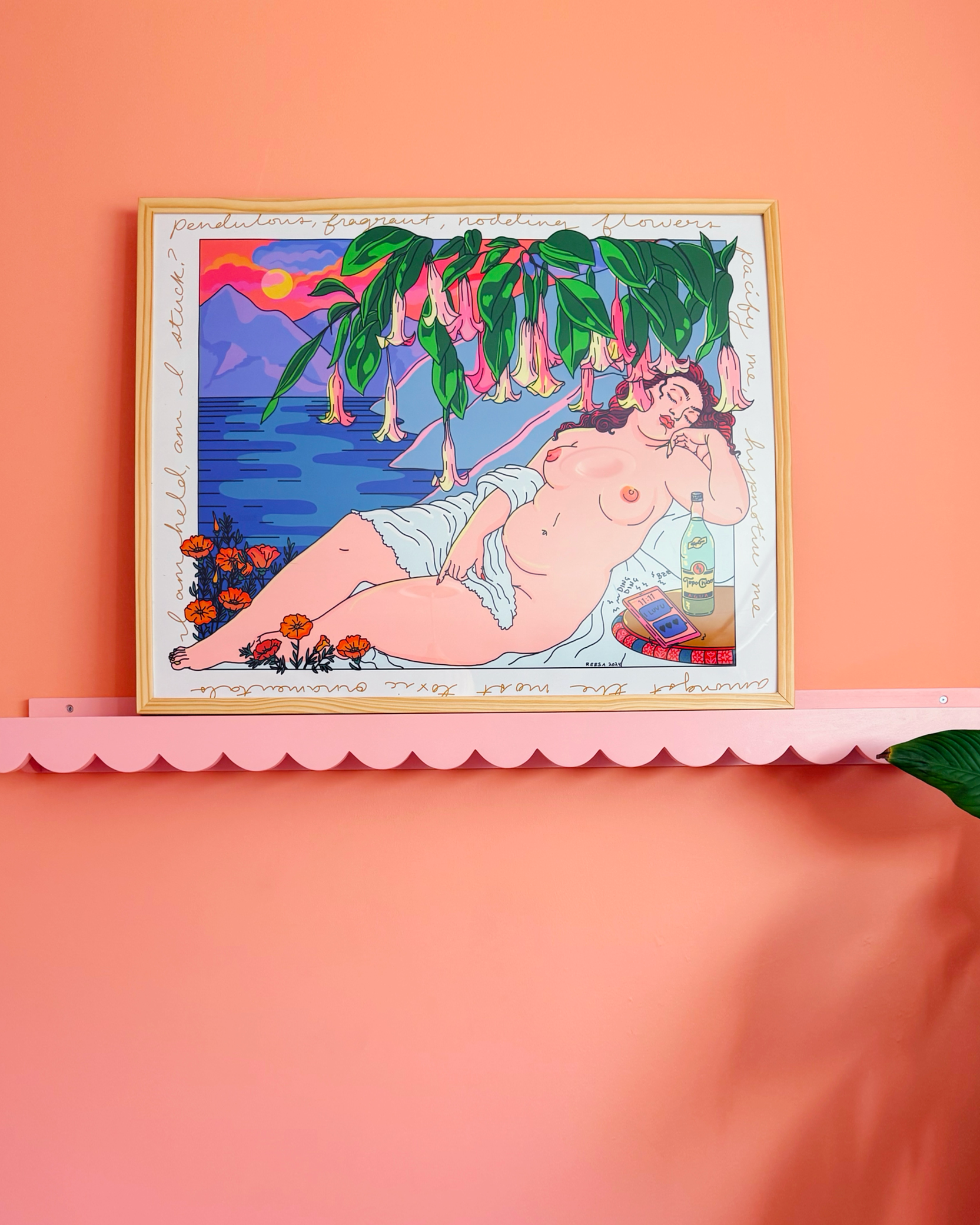 Angel's Trumpet Art Print (A)