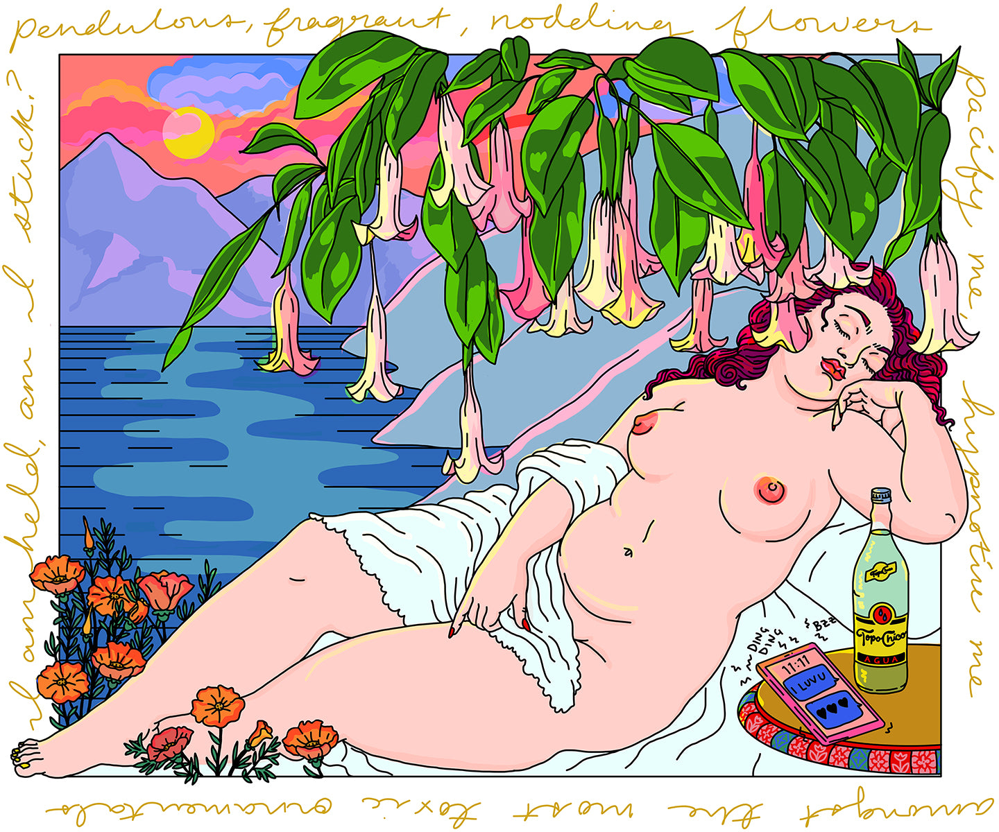 Angel's Trumpet Art Print (A)