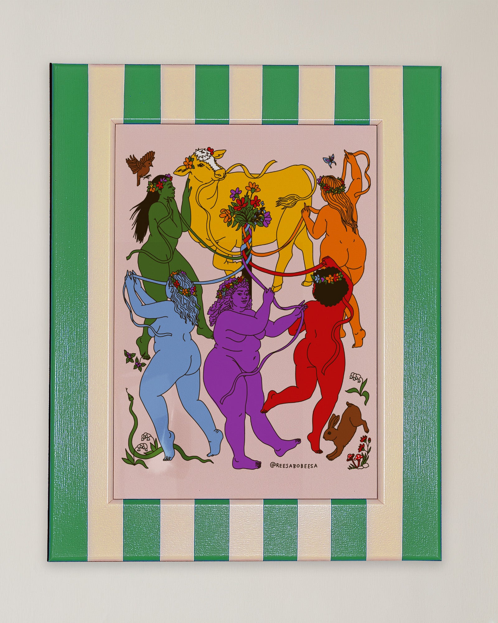 Beltane Art Print - Rainbow Edition