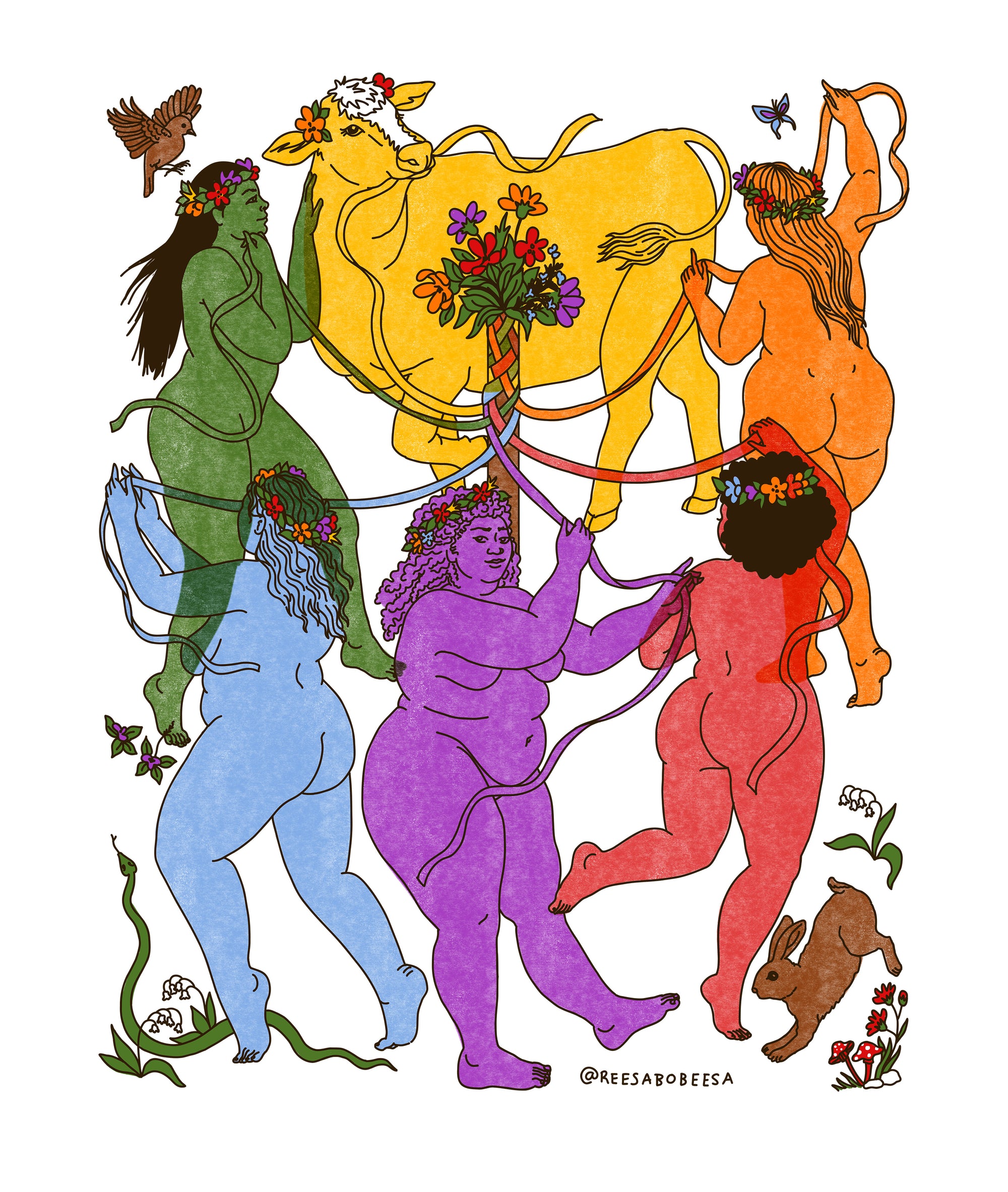 Rainbow Beltane Tee
