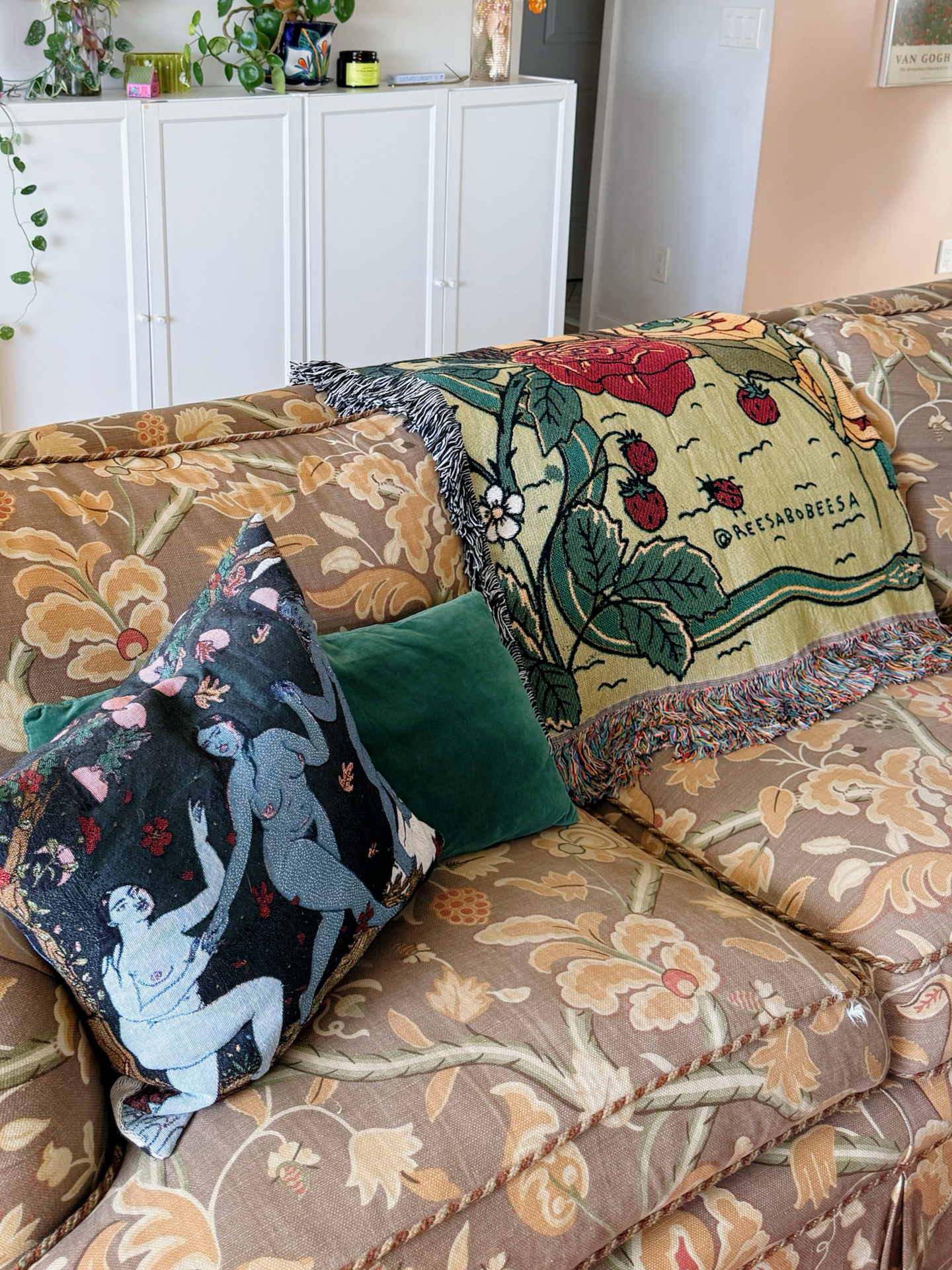 Fairy Village Woven Blanket