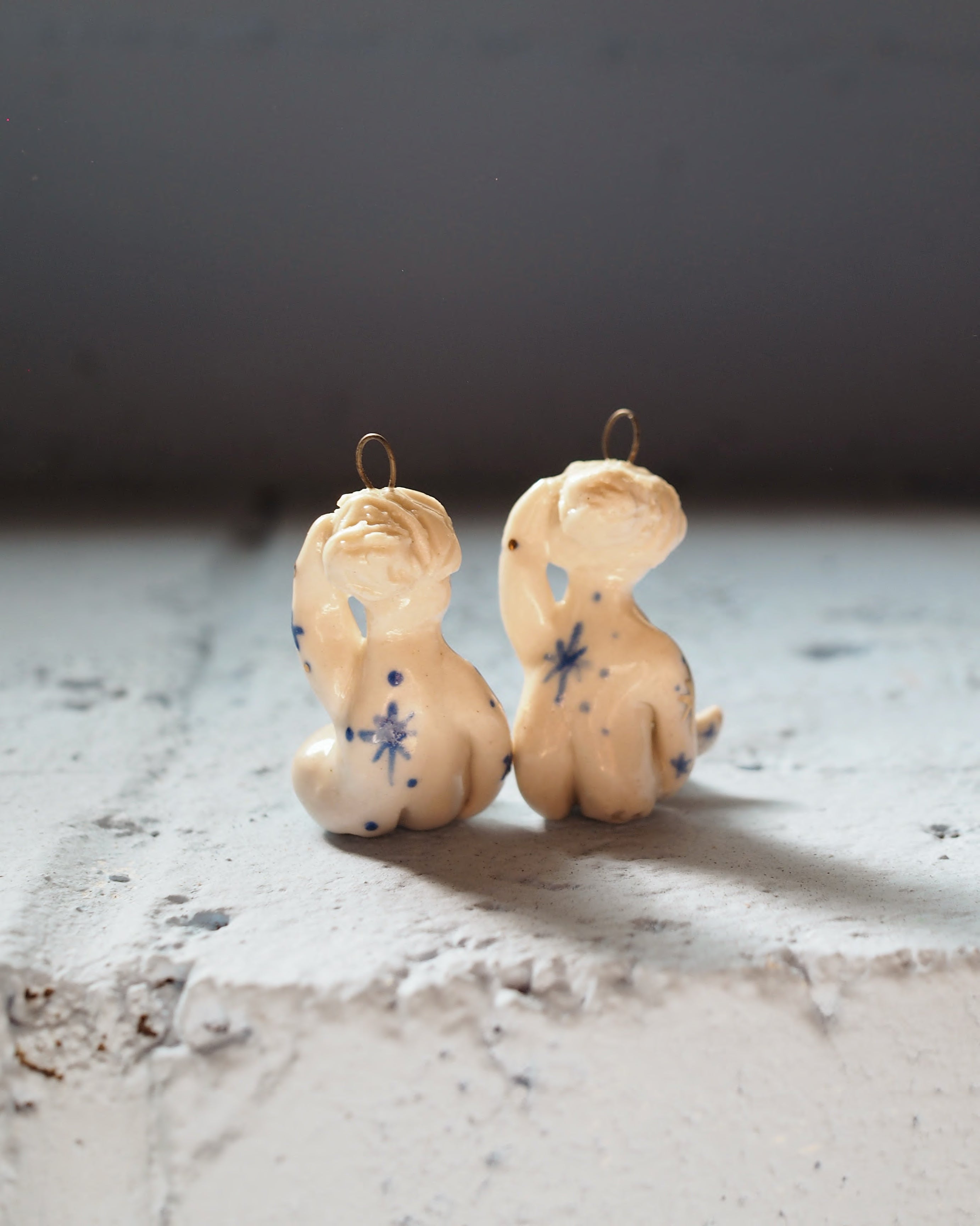 Flores Insecta Handmade Mini Ceramic Figurine Charm
