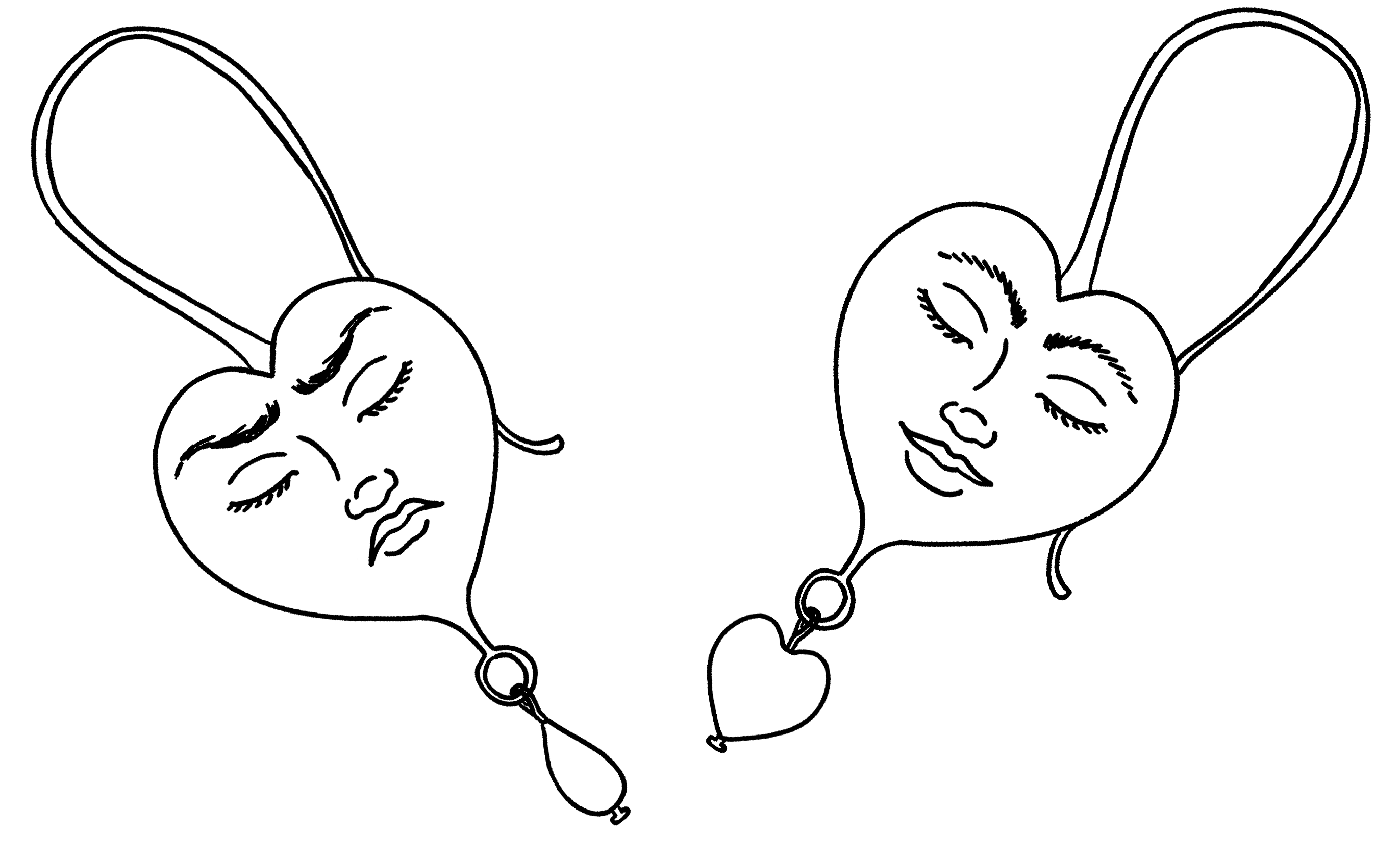 Tender Heart Droplet Earrings