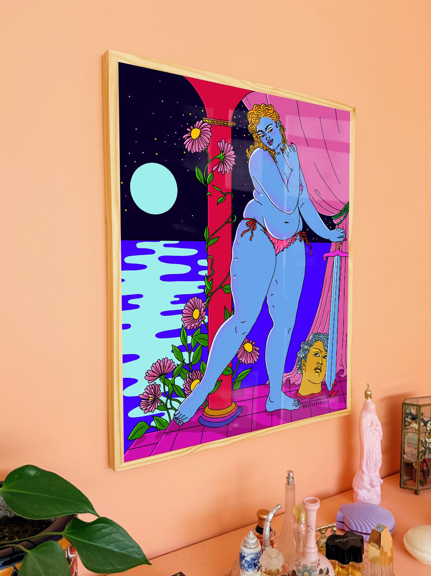 Heady Art Print
