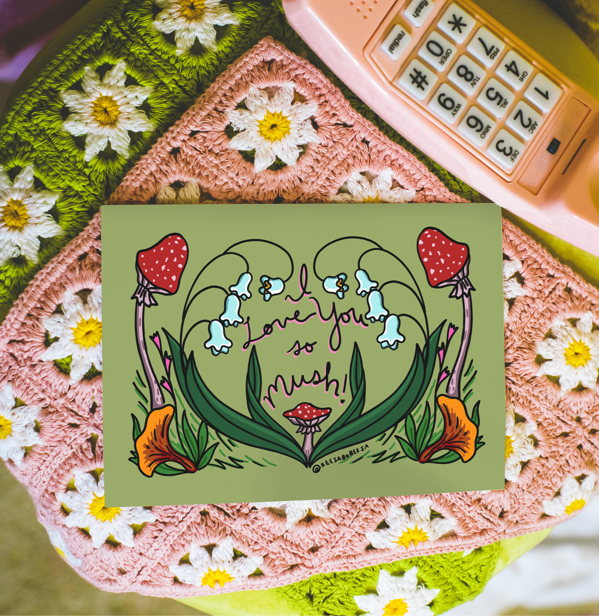 I Love You So Mush Greeting Card