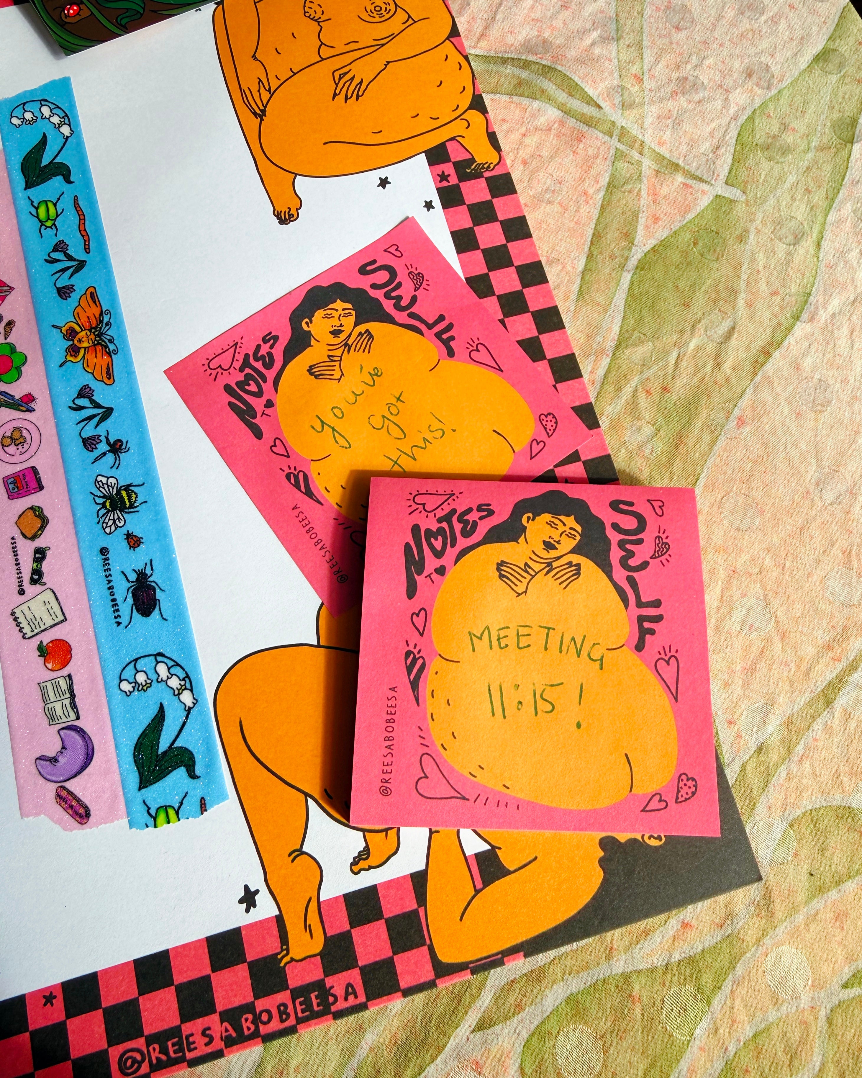RBB Stationery Set in Surprise Hand-Printed Bag