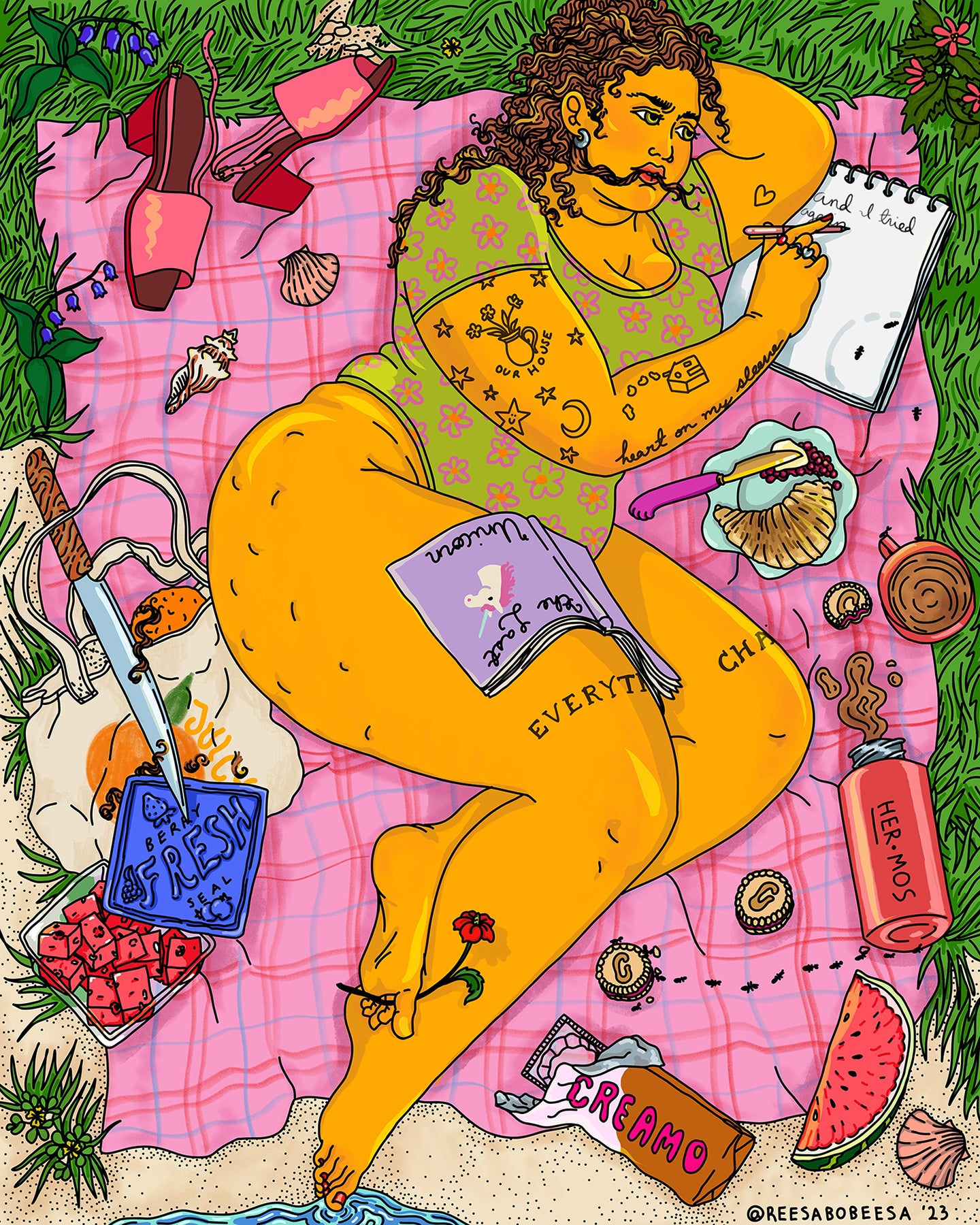 Picnic Art Print