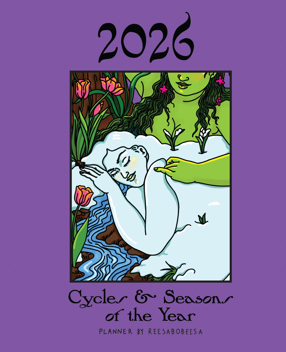 2026 Cycles & Seasons of the Year Weekly Planner + Moon Cycle Tracker
