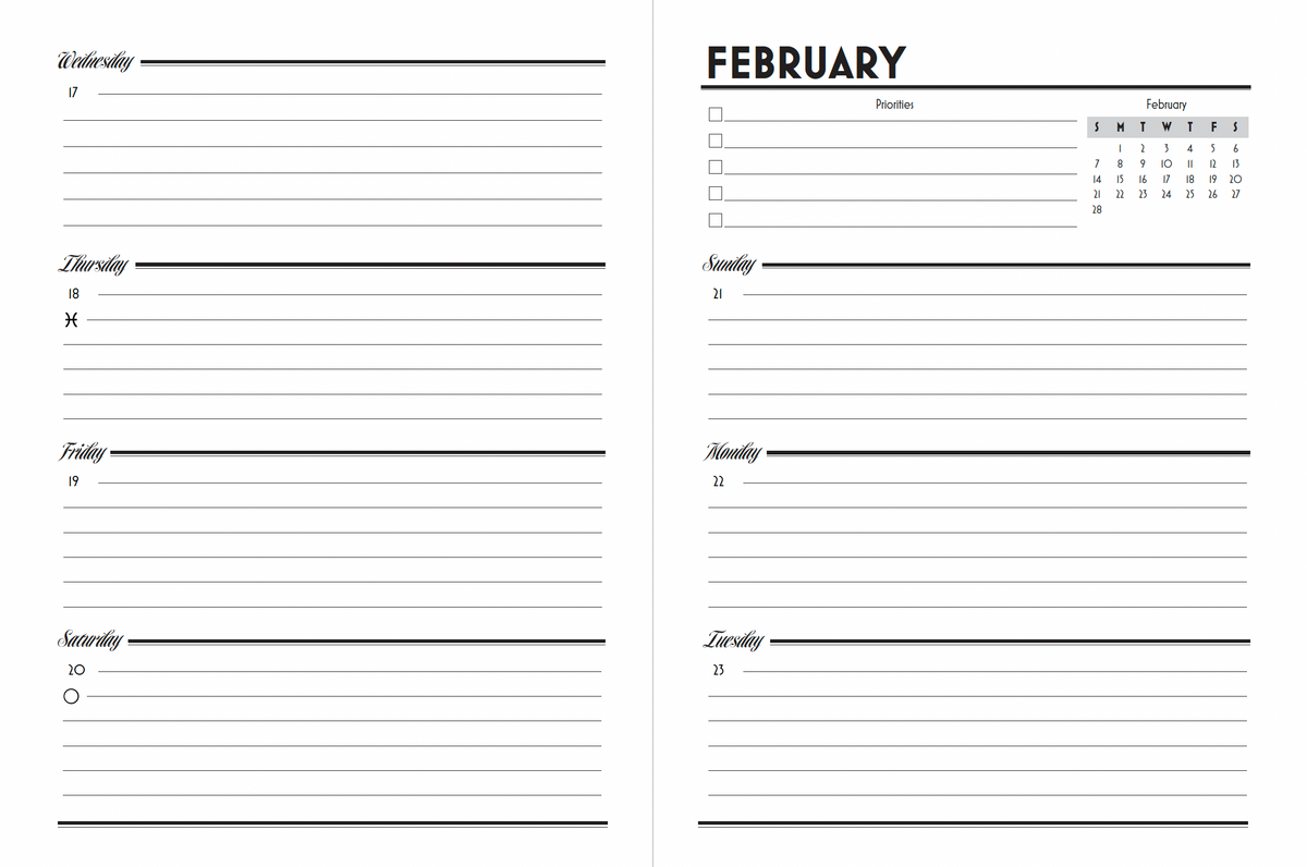 Cycles & Seasons Yearly Planner