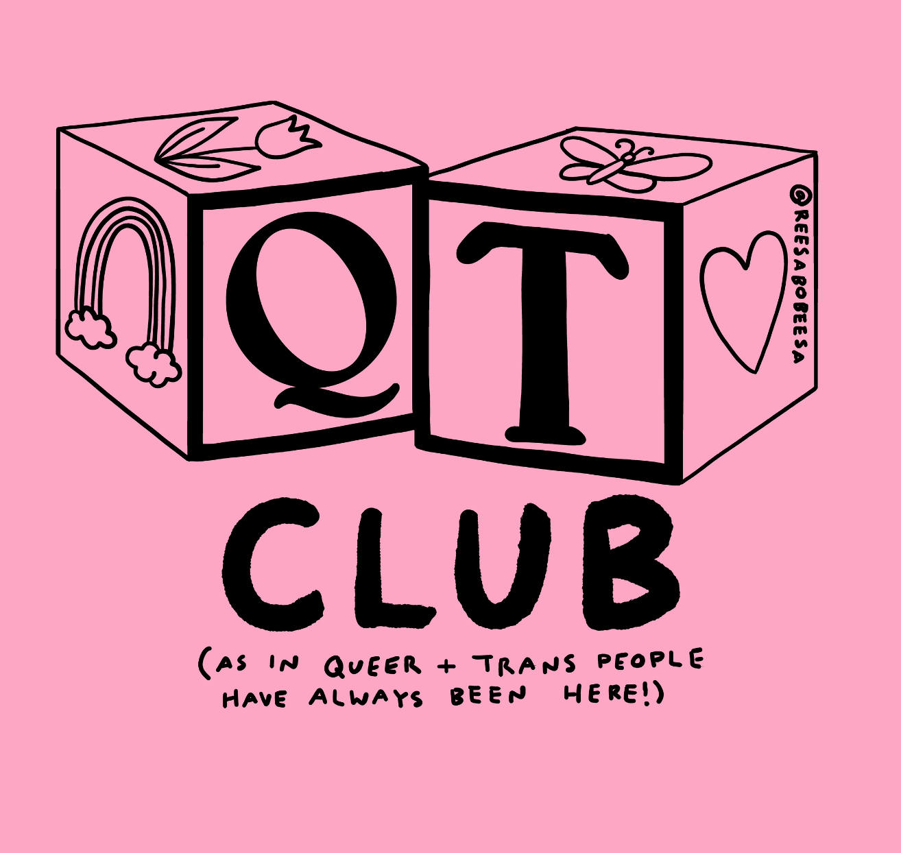 QT Club Sticker