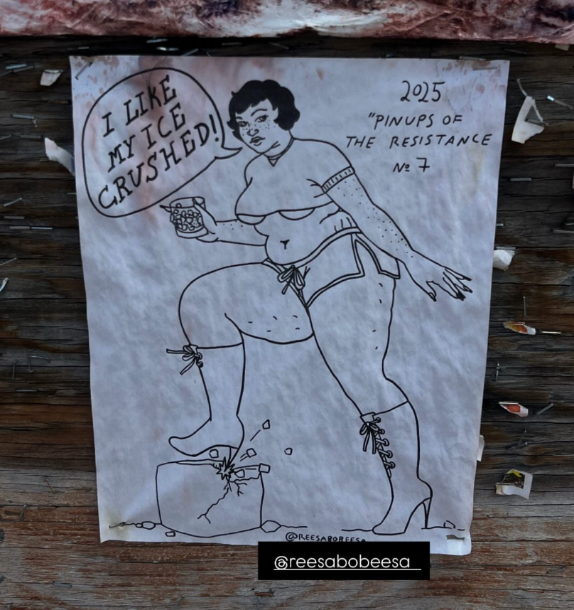 DIY Crush ICE Poster - CHIRLA Fundraiser