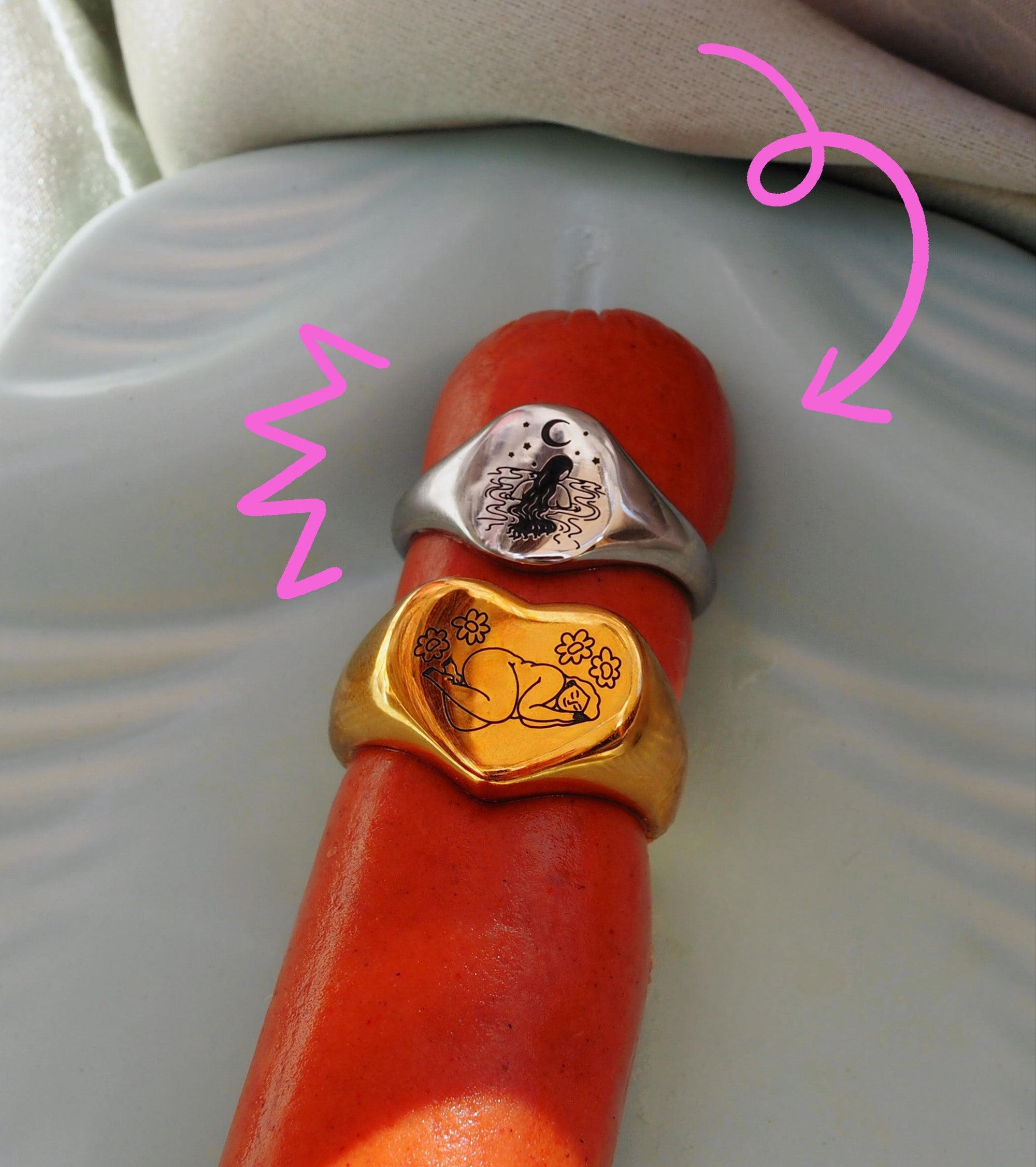 Siren Emblem Ring