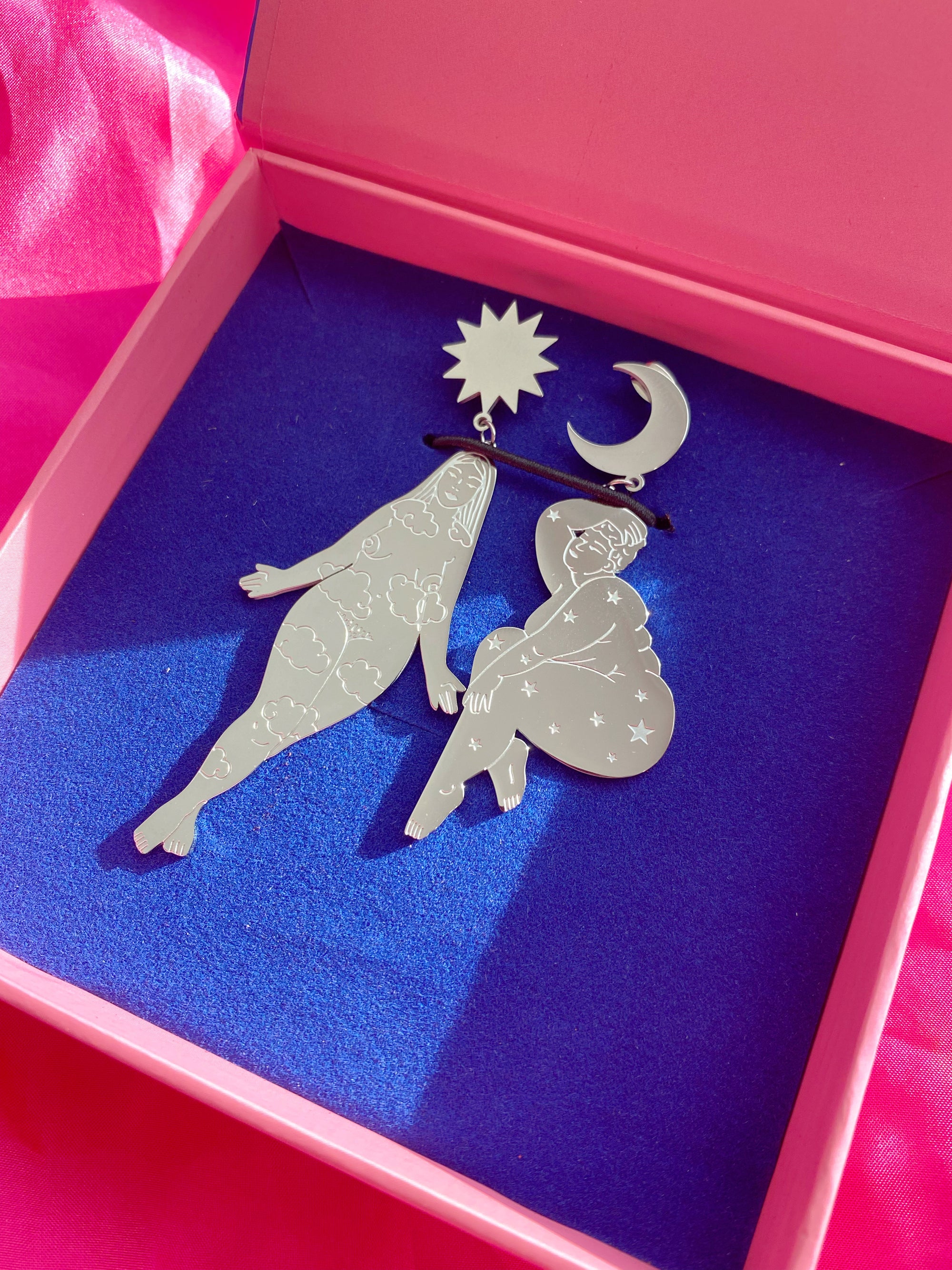 Take Up Space Sun and Moon Goddess Earrings