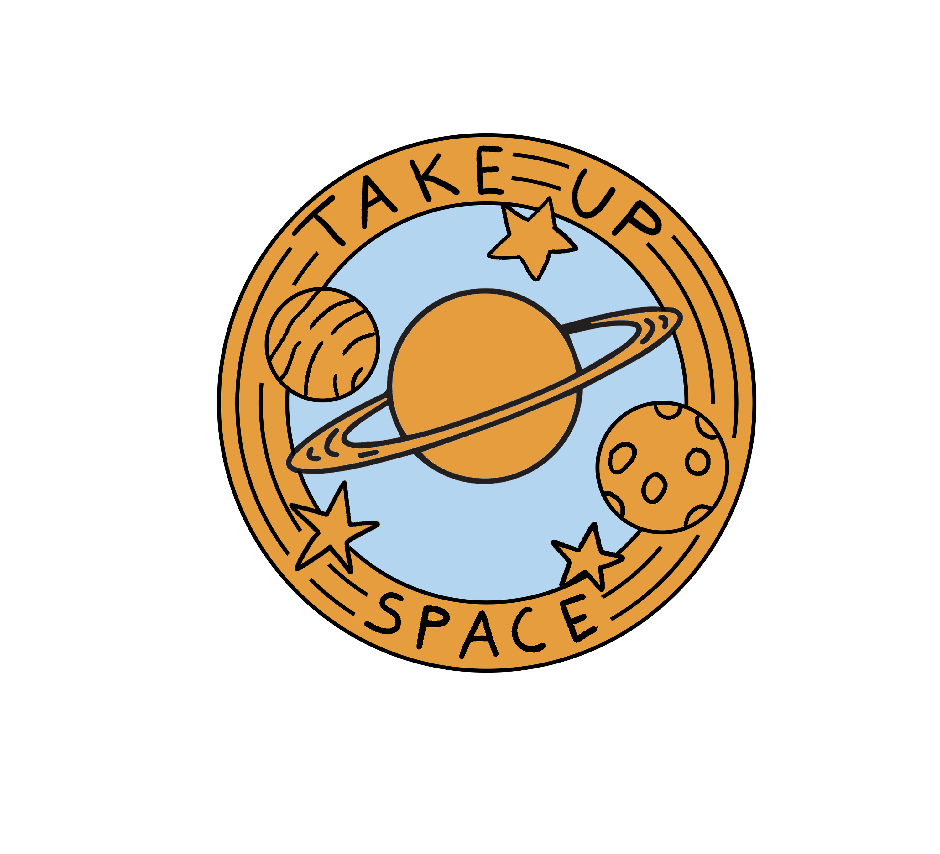 Take Up Space Pendant Necklace