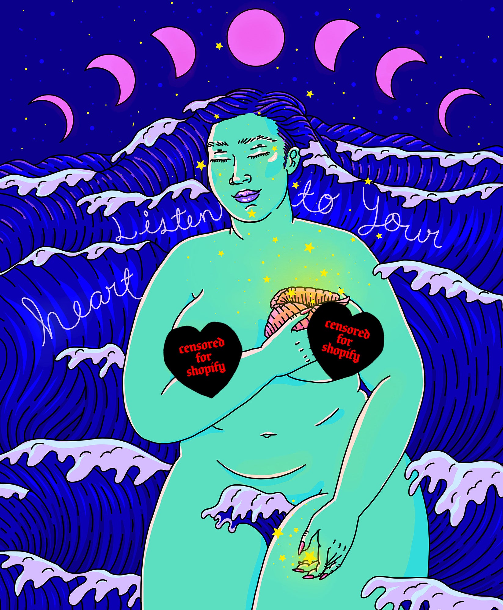 Oceana (Listen to Your Heart) Print