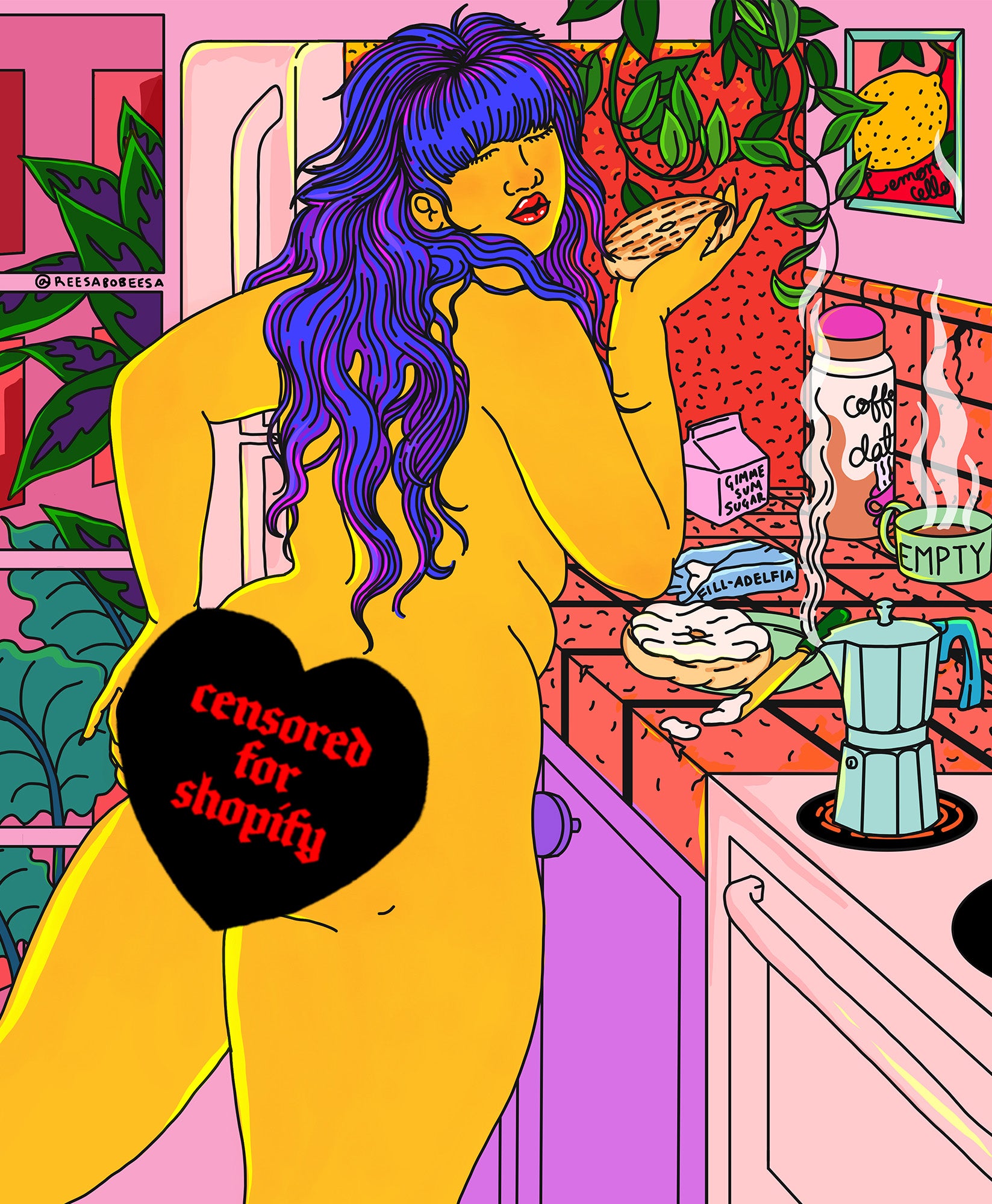 Quite A Spread Art Print