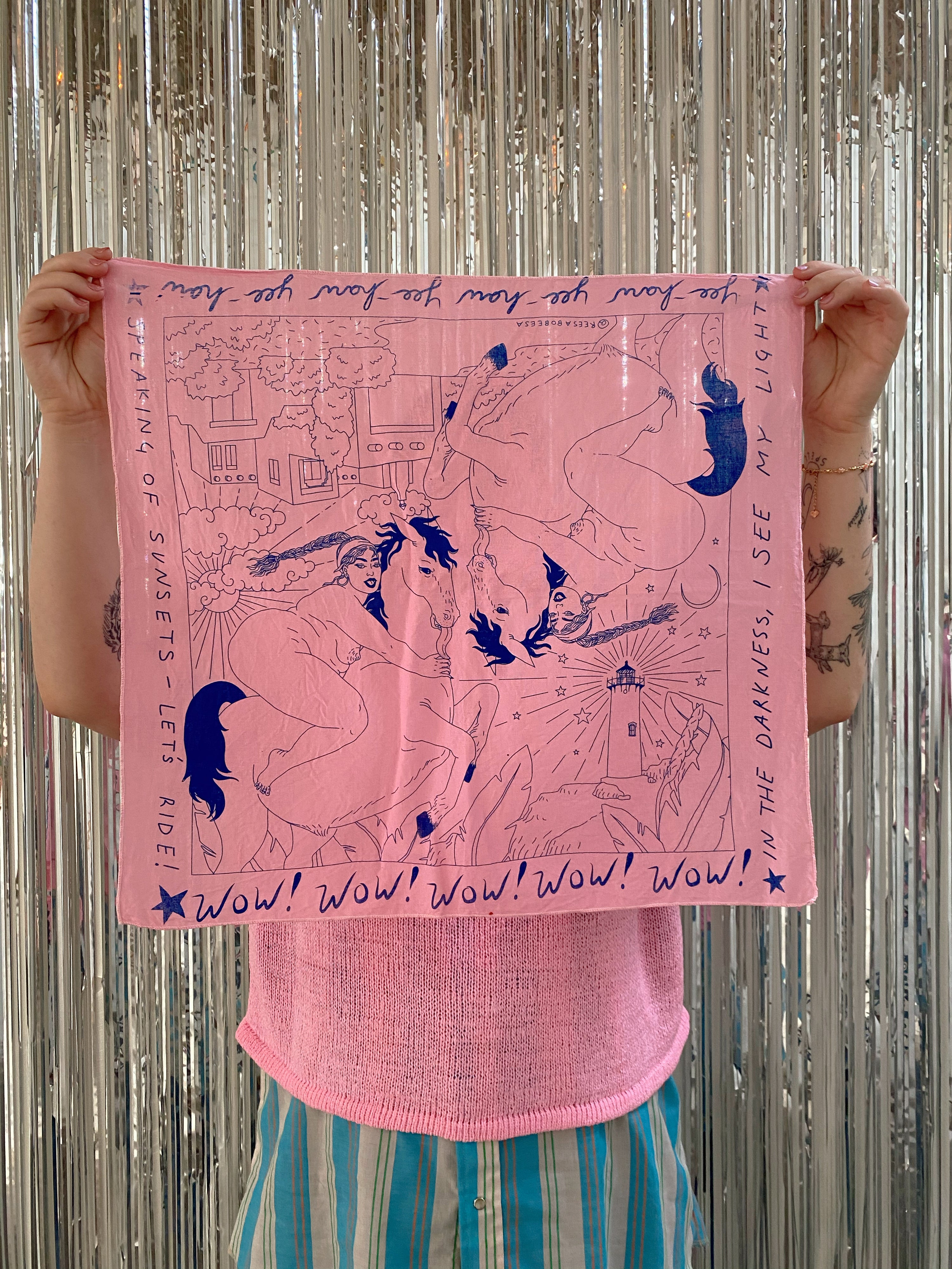 Wow! Hand-dyed Bandana