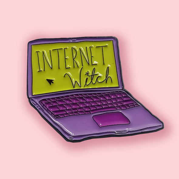 Internet Witch Pin